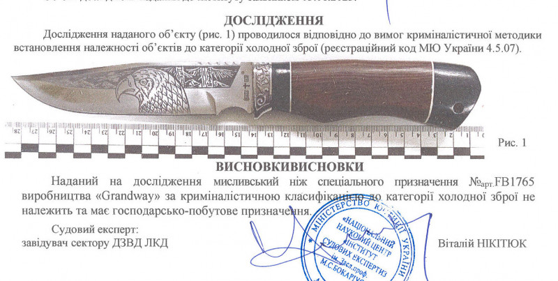 Заключение экспертизы