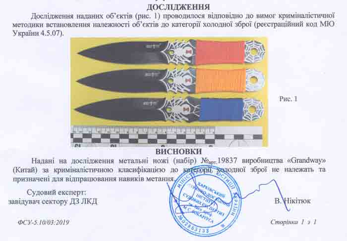 Заключение экспертизы