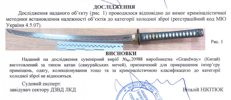 Заключение экспертизы