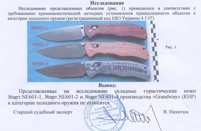 Заключение экспертизы