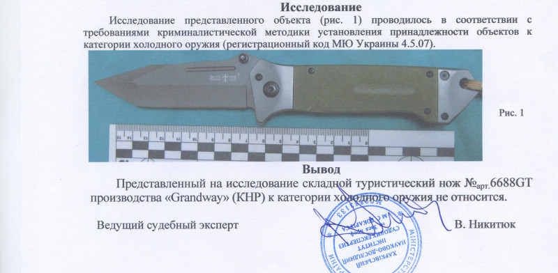 Заключение экспертизы