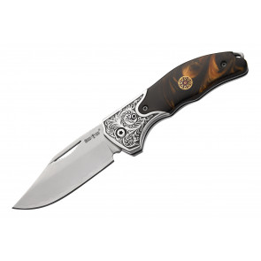 Нож складной DG 284 (дамаск)